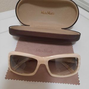 Max Mara MM 906 /S sunglasses 807Y1 Beige 57mm WOMEN Designer Sunglasses